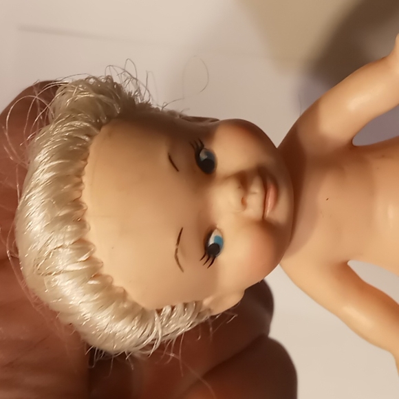 Vintage Uneeda Pee-Wee Doll Blonde Ponytail Cutie! UD CO 1965 without clothes - Picture 4 of 4